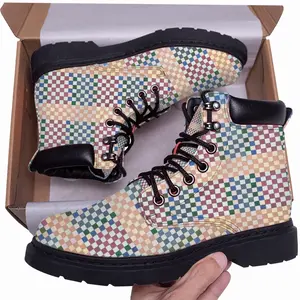 Men Boxes Colorful Mid Top Boots