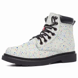 Men Points Colorful Mid Top Boots