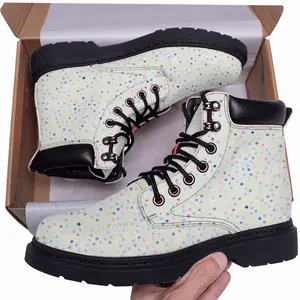 Men Points Colorful Mid Top Boots