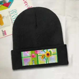 Flowers By The Window Knitted Hat