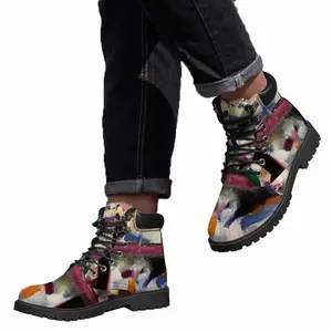 Men Milk Mid Top Boots