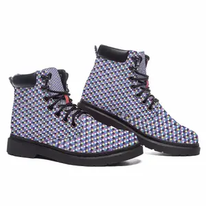 Men Colorful Mid Top Boots