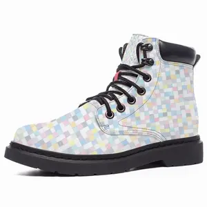 Men Soft Colorful Mid Top Boots