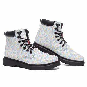 Men Soft Colorful Mid Top Boots