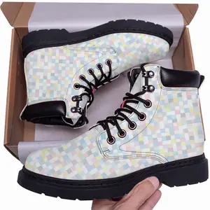 Men Soft Colorful Mid Top Boots