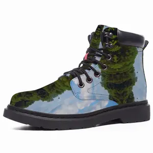 Men Angry Totem Birds Mid Top Boots