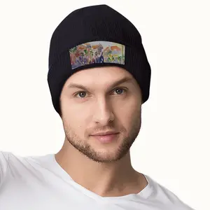 Sanary Sur Mer A Mediterranean Harbour Knitted Hat