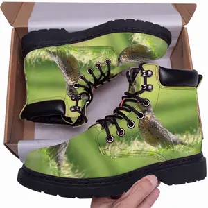 Men Bird In High Park Grass Mid Top Boots