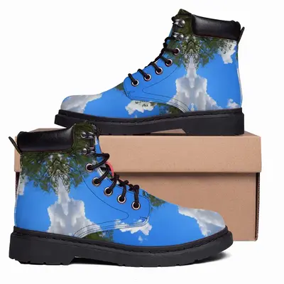 Men Dragon Clouds Mid Top Boots