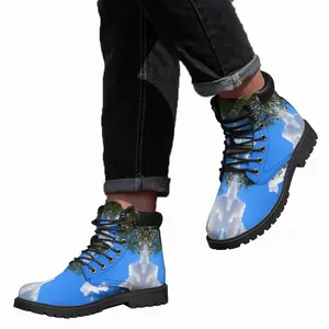 Men Dragon Clouds Mid Top Boots