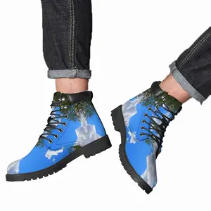 Men Dragon Clouds Mid Top Boots