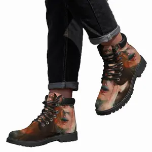 Men The Fighter Mid Top Boots