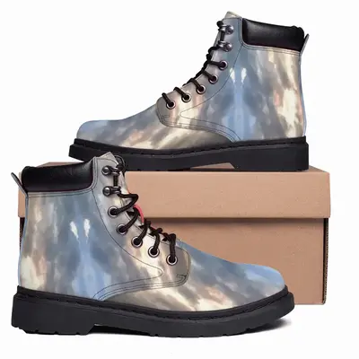 Men Unidentified Flying Sunset Mid Top Boots