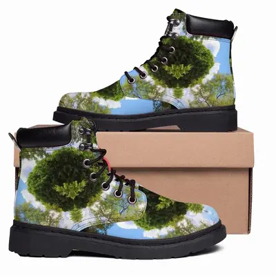 Men Global Warming - Polar Bear Cloud Invasion Mid Top Boots