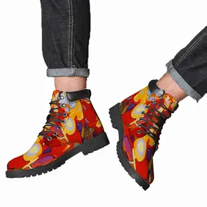 Men Tulips Mid Top Boots