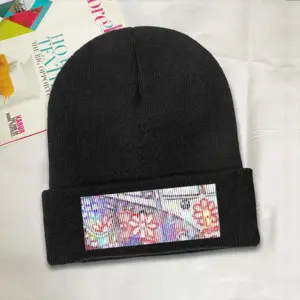 The Combi Of Peace And Love Knitted Hat