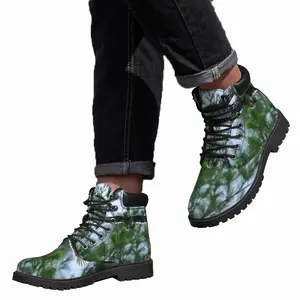 Men Blue Jay In Flight Mid Top Boots