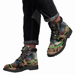 Men Fresh Fish Mid Top Boots