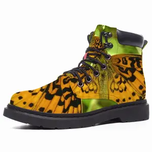 Men Beautiful New Hampshire Butterfly Mid Top Boots