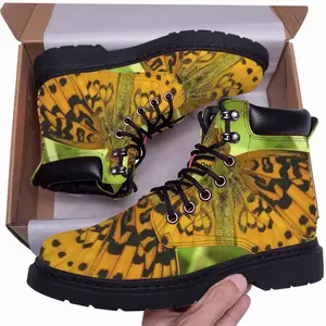 Men Beautiful New Hampshire Butterfly Mid Top Boots