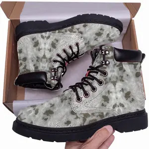 Men Ocean Bubble Faces Mid Top Boots