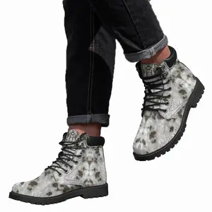 Men Ocean Bubble Faces Mid Top Boots