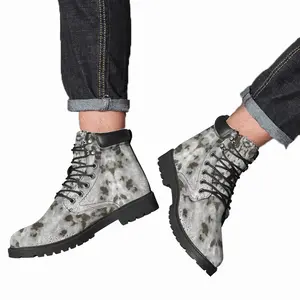 Men Ocean Bubble Faces Mid Top Boots