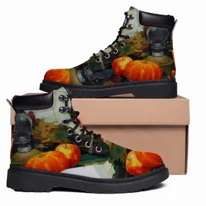 Men Autumn Still Life Mid Top Boots