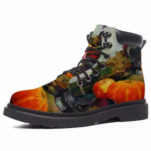 Men Autumn Still Life Mid Top Boots