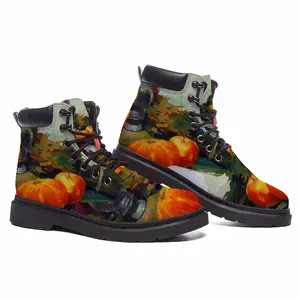 Men Autumn Still Life Mid Top Boots