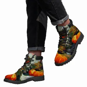 Men Autumn Still Life Mid Top Boots