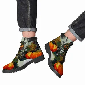 Men Autumn Still Life Mid Top Boots