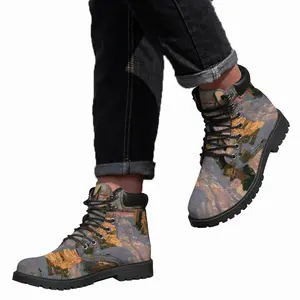 Men Winter Evening Shadows Mid Top Boots