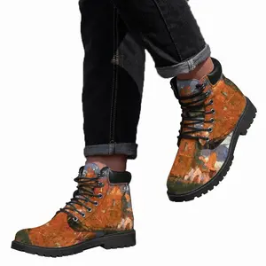 Men Autumn Evening Mid Top Boots