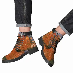 Men Autumn Evening Mid Top Boots