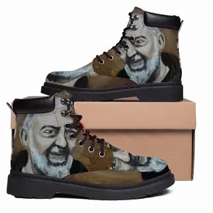 Men Saint Padre Pio Mid Top Boots