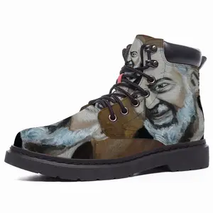 Men Saint Padre Pio Mid Top Boots