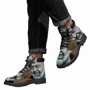 Men Saint Padre Pio Mid Top Boots