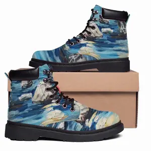 Men Bauty Of Sea Mid Top Boots