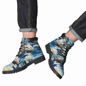 Men Bauty Of Sea Mid Top Boots