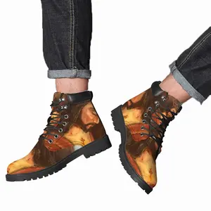 Men King Jesus Mid Top Boots