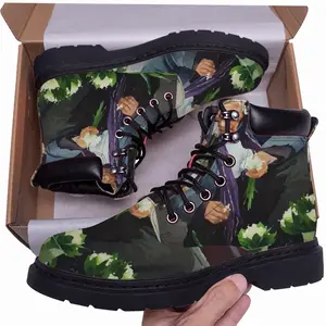 Men Lviv Flower Saleswoman Mid Top Boots