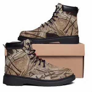 Men Crown Of King Mid Top Boots