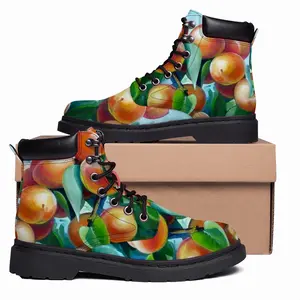 Men Apricot Branch Mid Top Boots