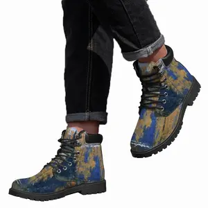 Men Autumn On The Msta River Mid Top Boots