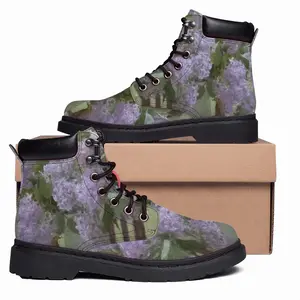 Men A Bouquet Of Lilacs Mid Top Boots