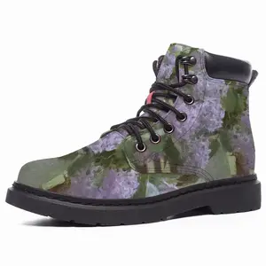 Men A Bouquet Of Lilacs Mid Top Boots