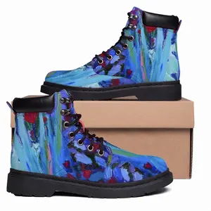 Men Flower Bed Mid Top Boots