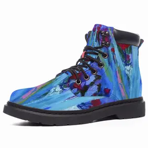 Men Flower Bed Mid Top Boots