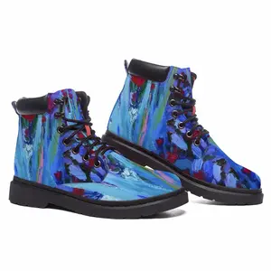 Men Flower Bed Mid Top Boots